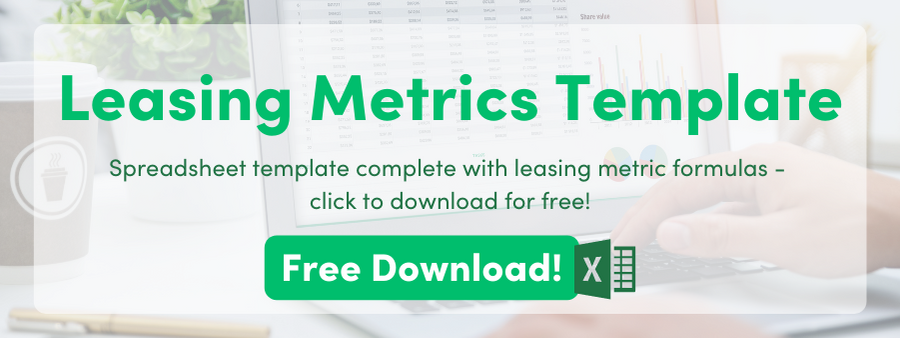 Download the leasing metrics template to perform a health check on your leasing metrics for property managers