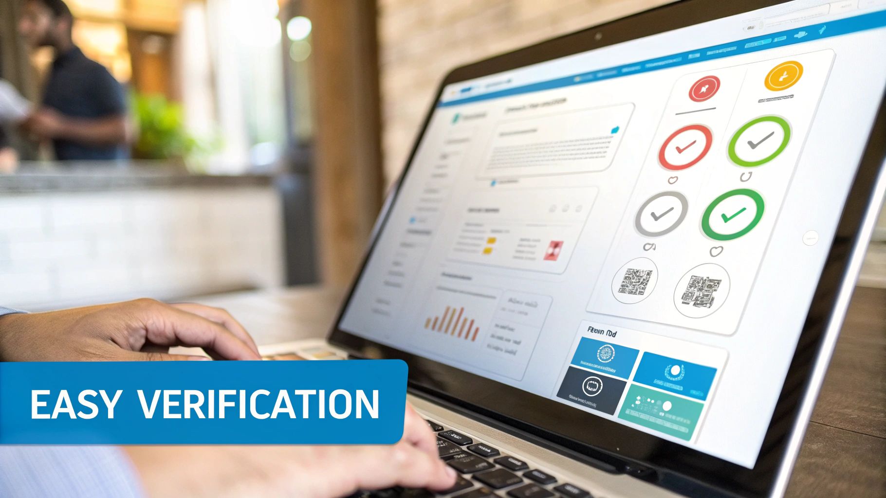 Property managers discussing tenant verification strategies