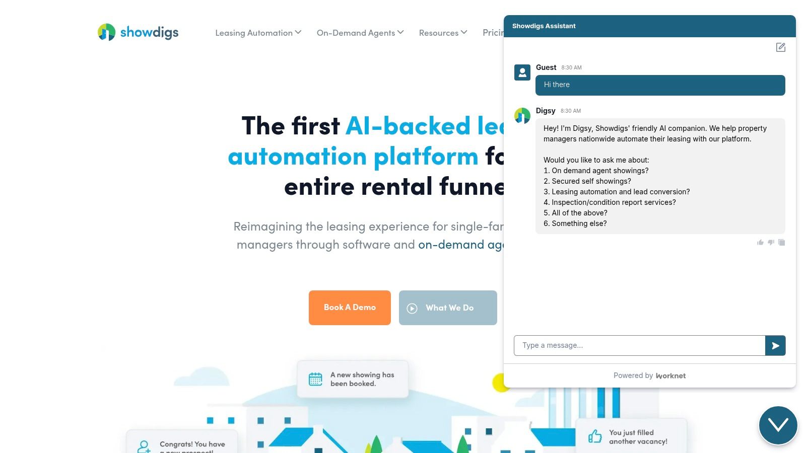 Showdigs Leasing Automation Dashboard