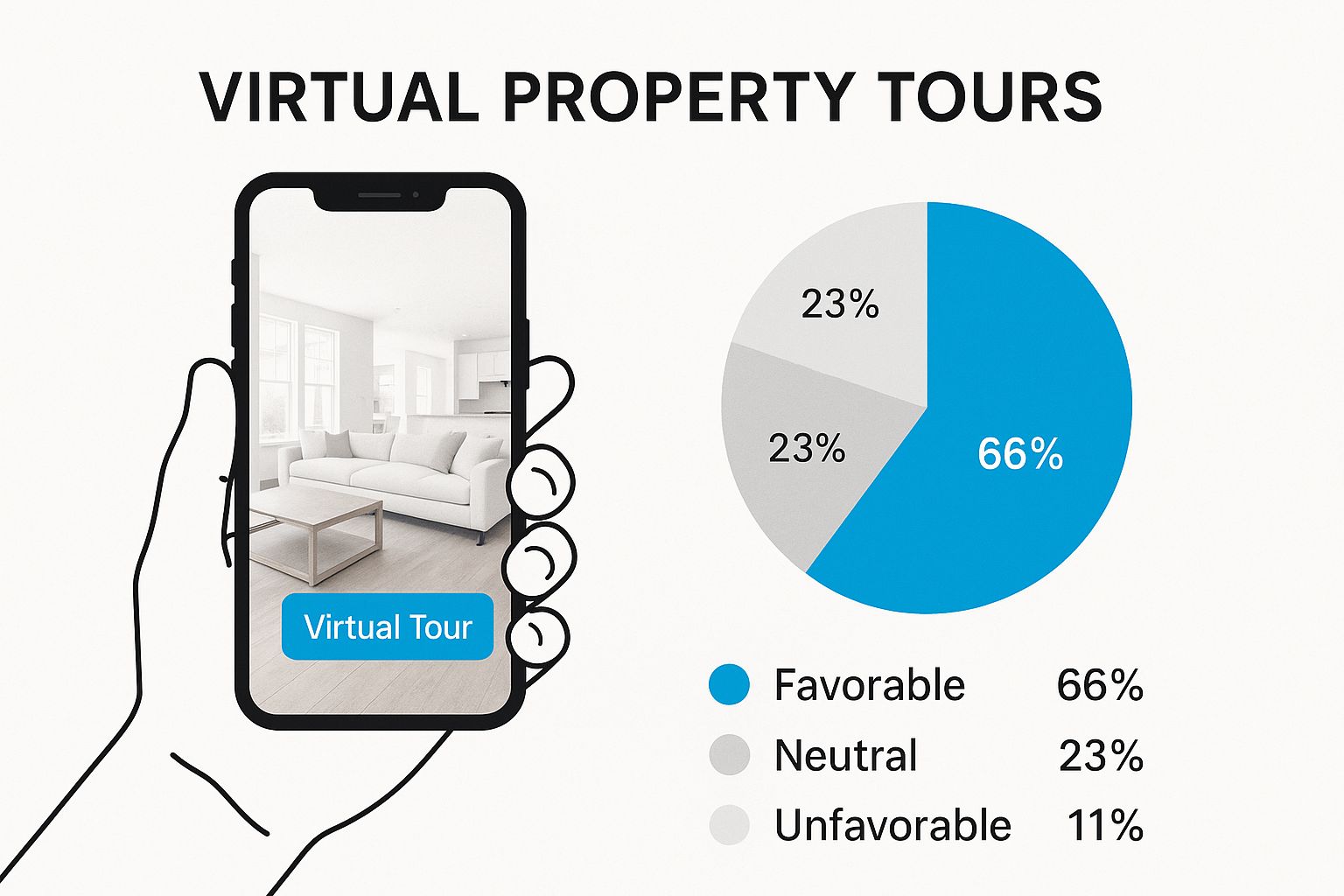 Infographic about how to find a renter