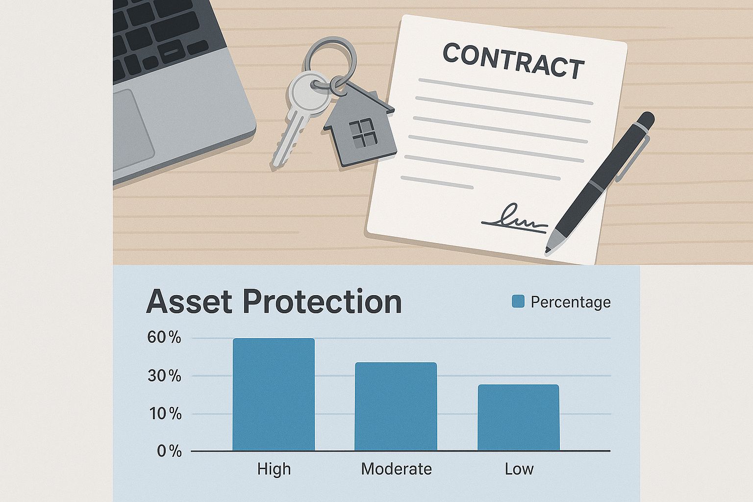 Infographic about property management fee