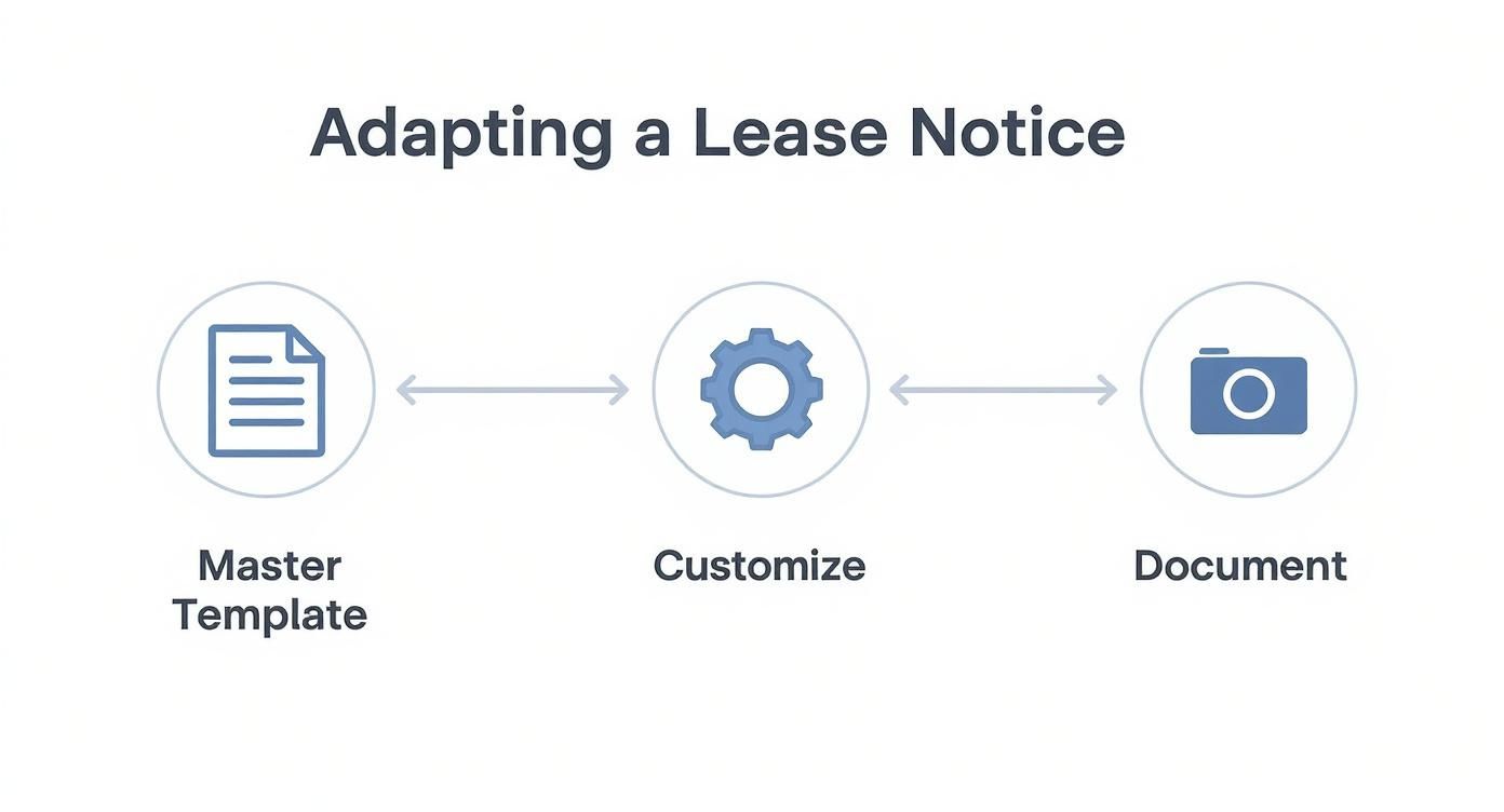 Infographic about lease violation notice template