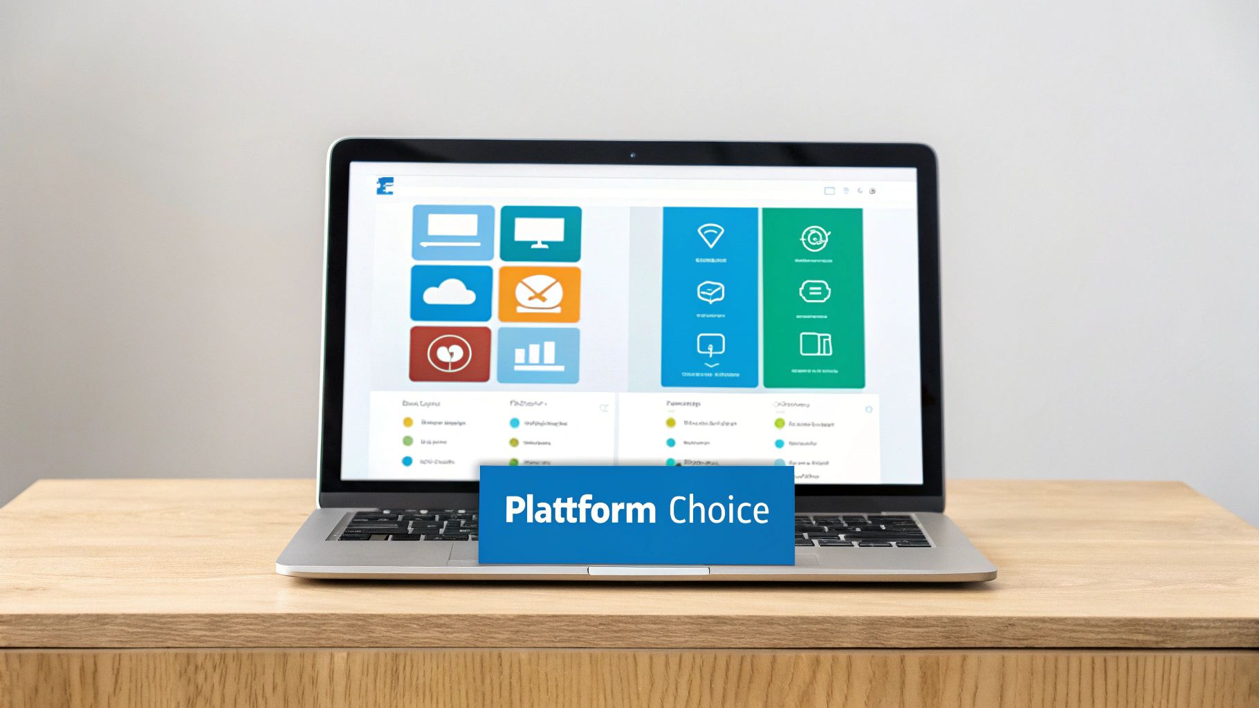 A person comparing different online rental application platforms on a tablet, with charts and checklists visible.