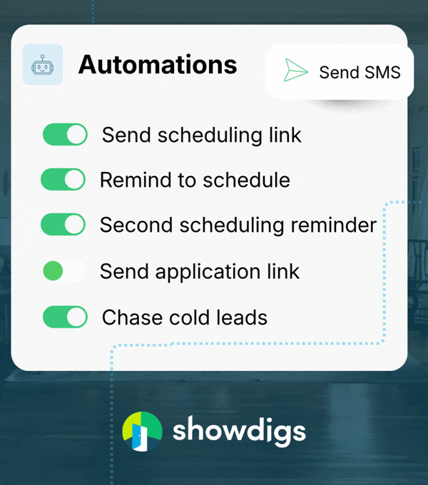 Chase Cold Leads automation for property management in Showdigs
