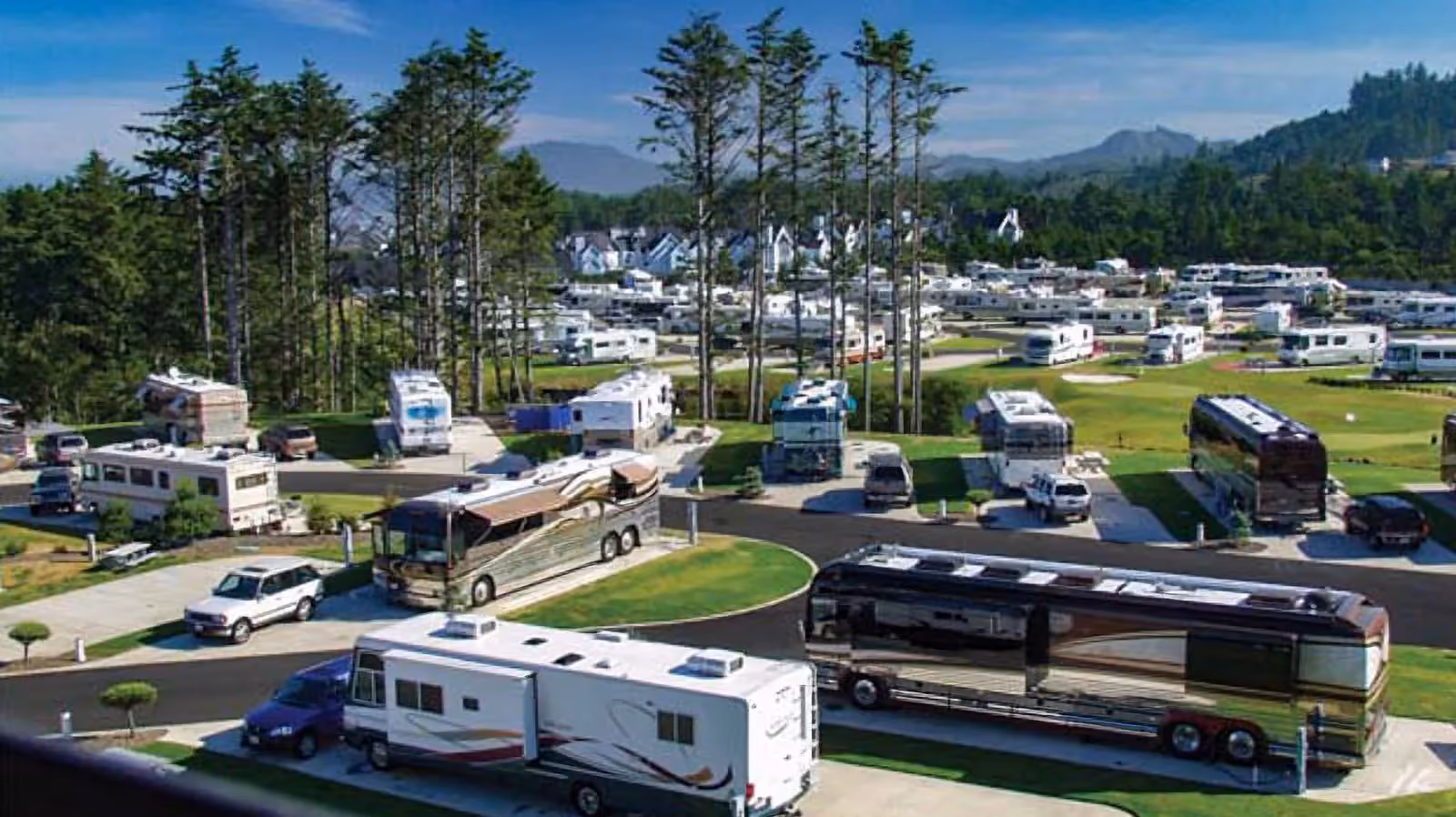 Pacific Shores Motorcoach Resort in Newport, OR
