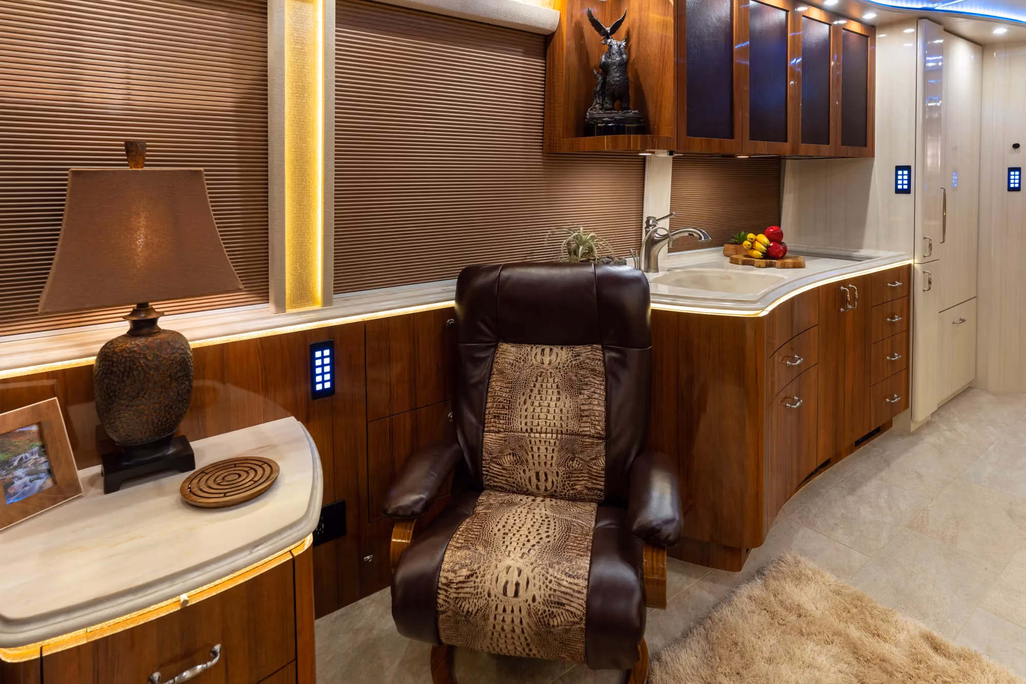 Interior overview of Marathon Coach 1325