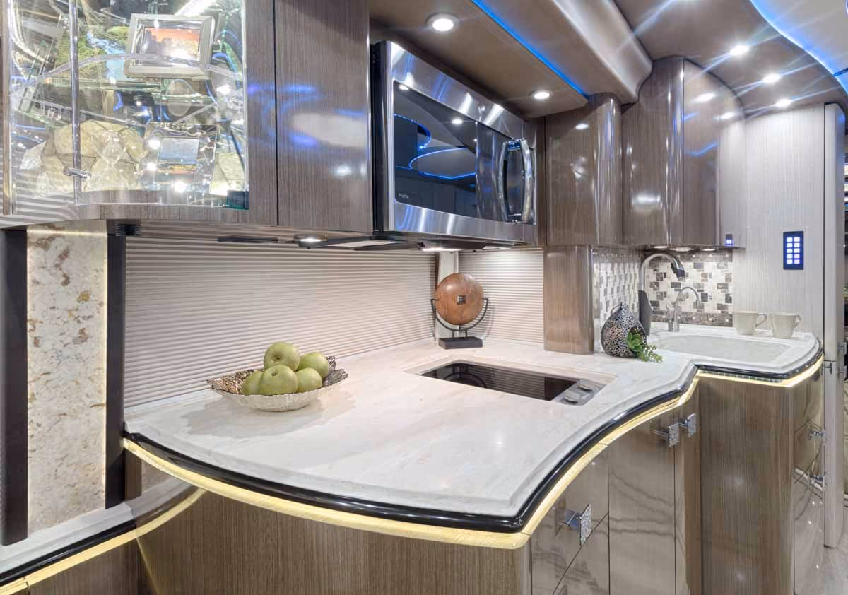 Interior detail of Marathon Coach 1245