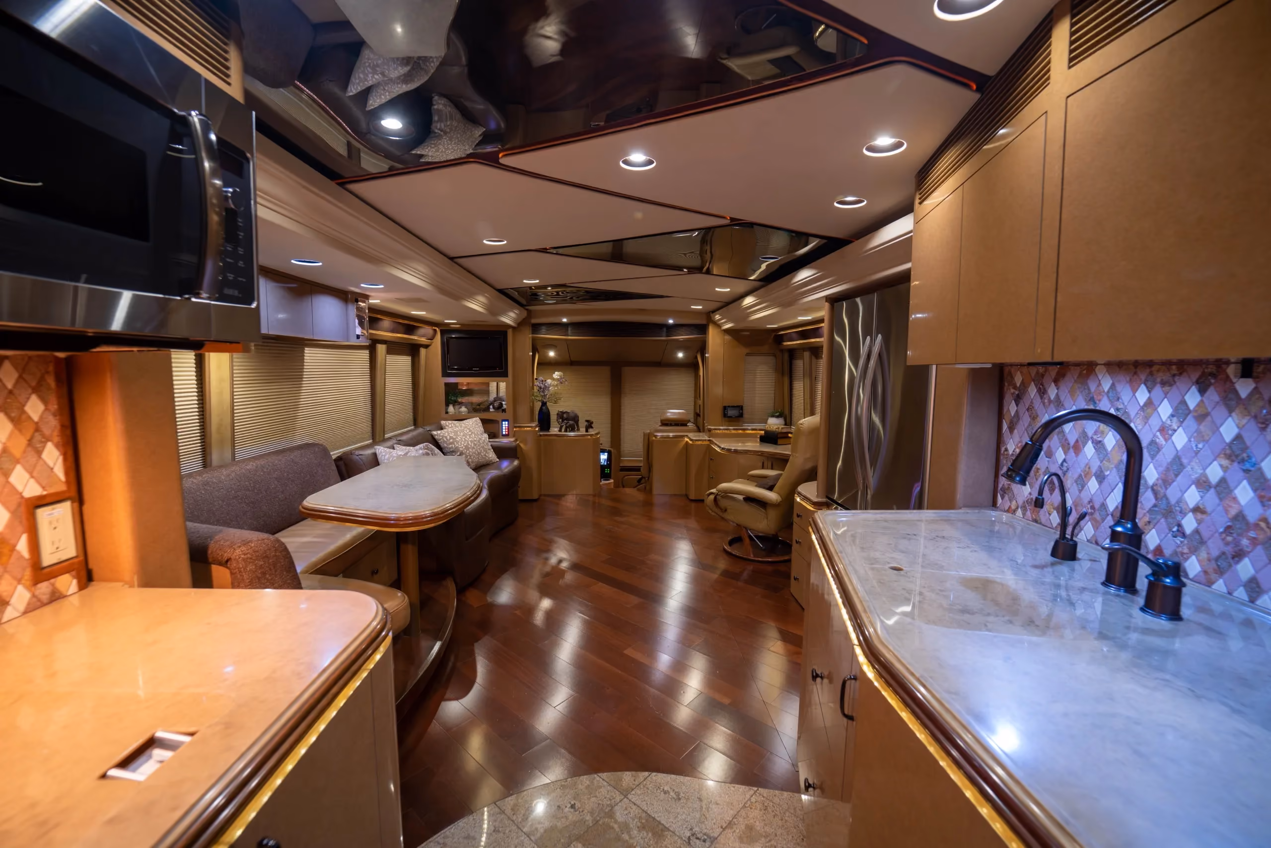 Interior of 2008 Marathon Coach 1176
