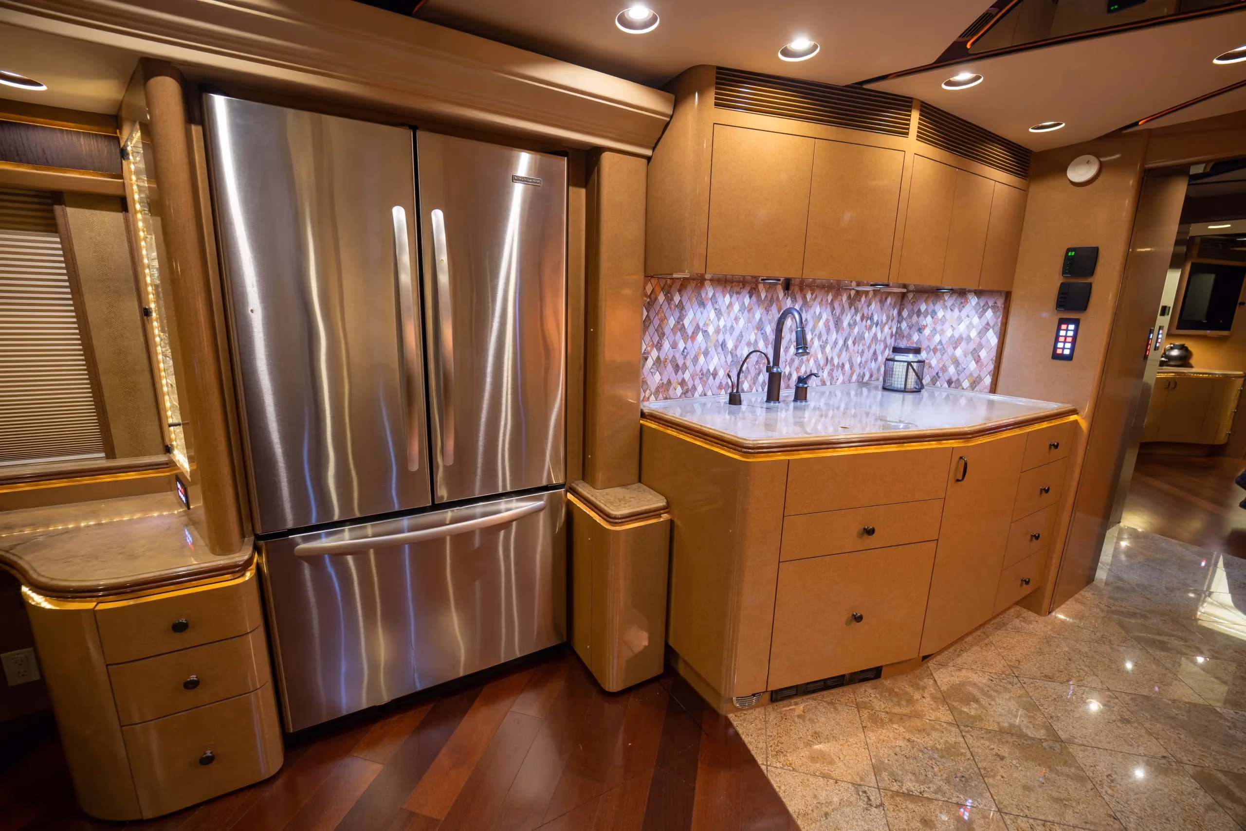 Interior detail of Marathon Coach 1176