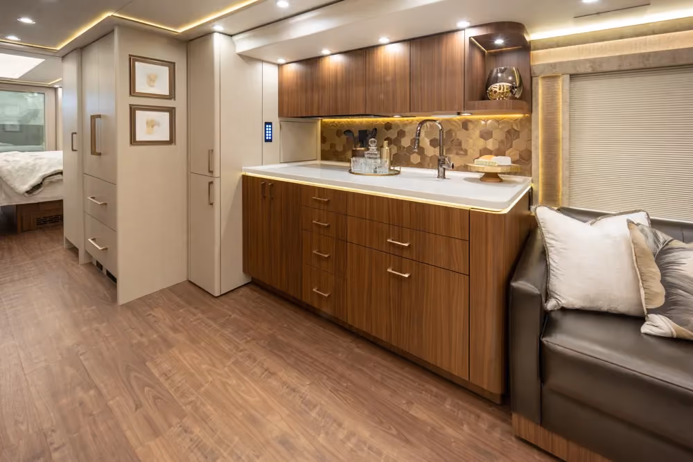 Interior of Marathon Coach #1364 | Luxury Motorcoach for Sale