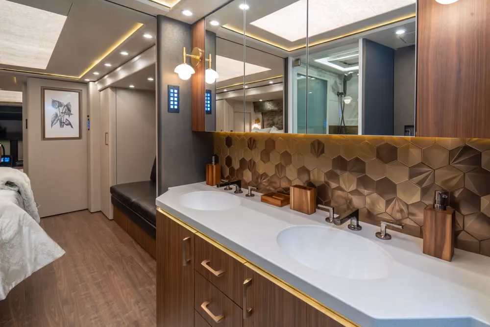 Interior of Marathon Coach #1364 | Luxury Motorcoach for Sale