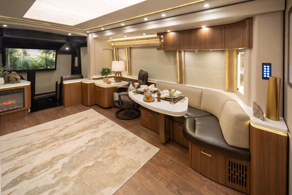 Interior of Marathon Coach #1364 | Luxury Motorcoach for Sale