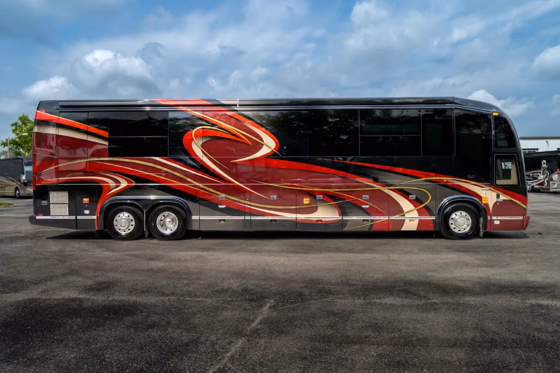 Interior of 2017 Prevost H3-45 Marathon Coach 1258
