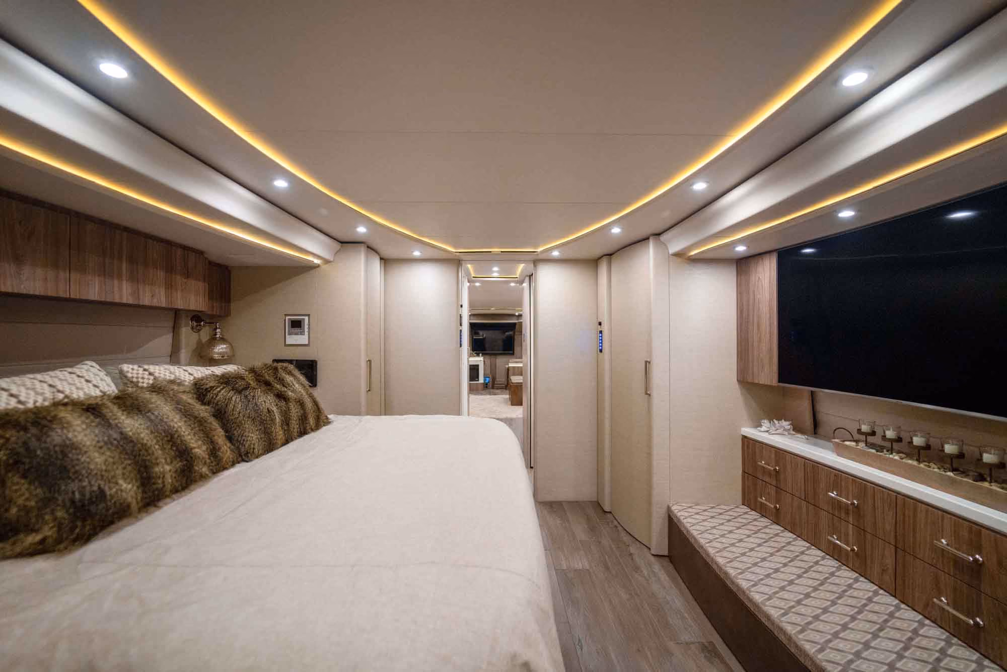 Interior detail of Marathon Coach 1287