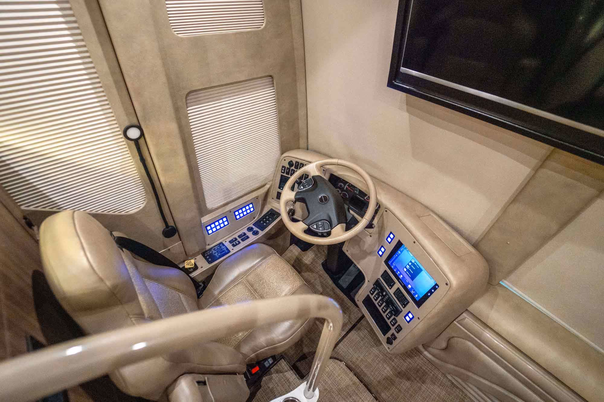 Interior bathroom vanity close-up in Marathon Coach 1287