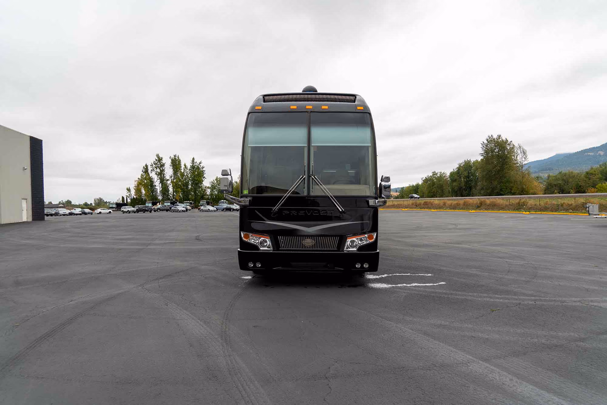Interior upholstery and material close-up in Marathon Coach 1253