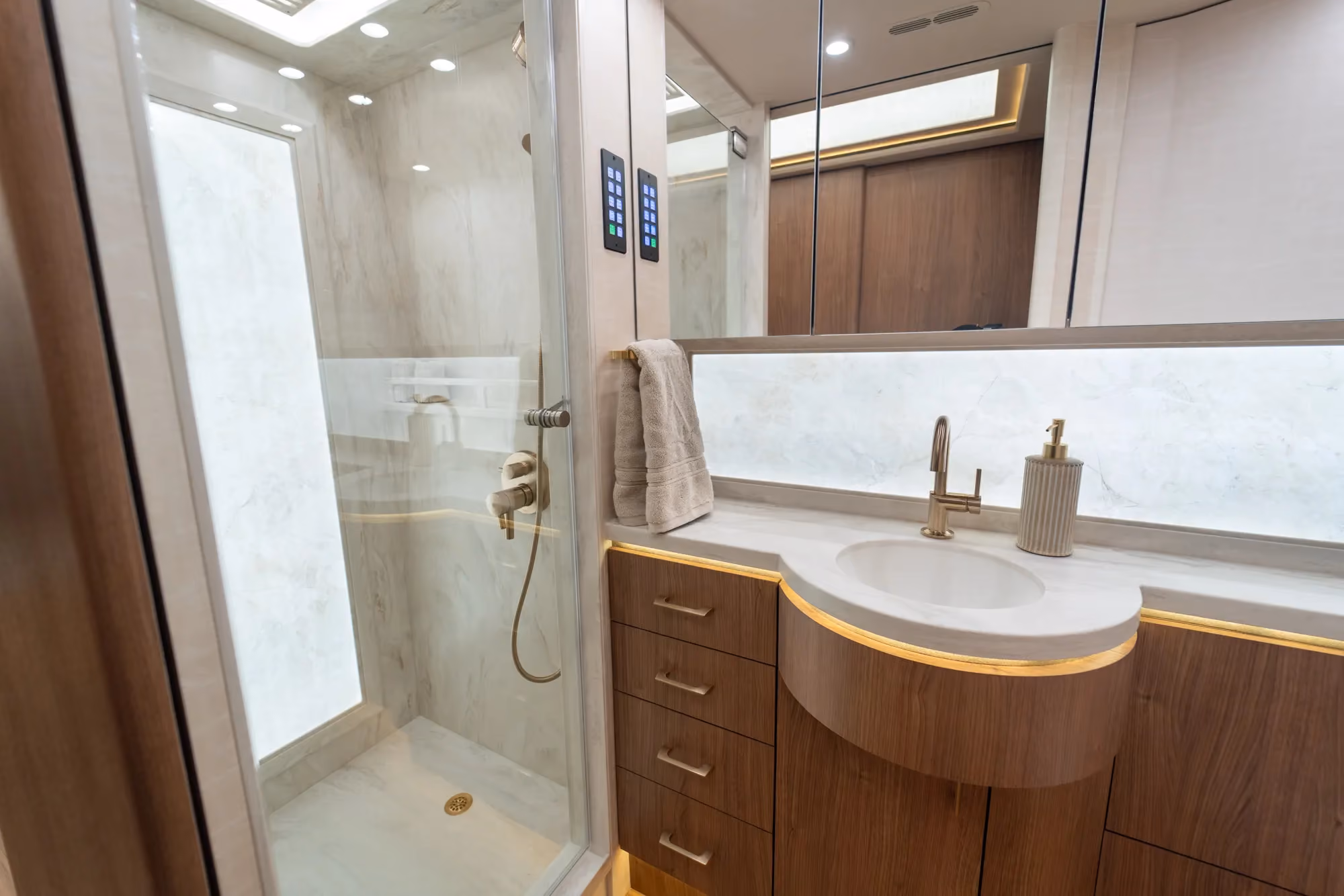 Interior of Marathon Coach #1398 | Luxury Motorcoach for Sale