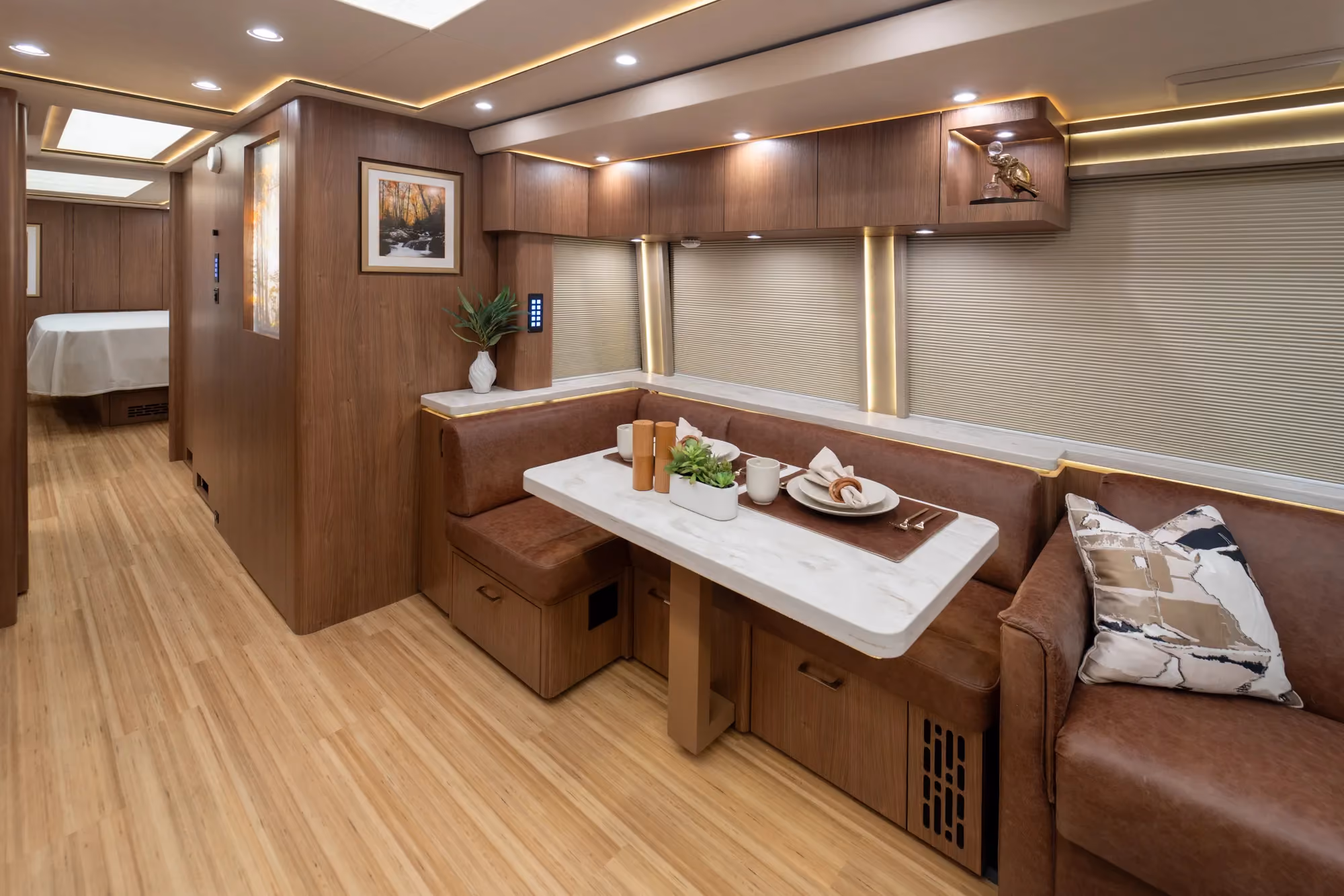 Interior of Marathon Coach #1398 | Luxury Motorcoach for Sale