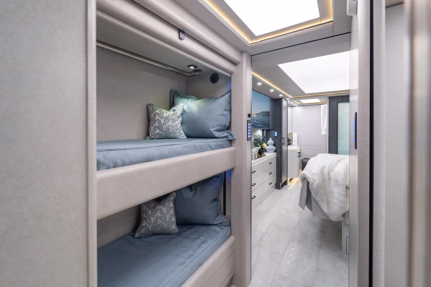Interior of Marathon Coach #1404 | Luxury Motorcoach for Sale