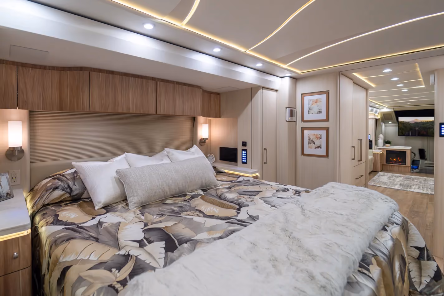 Interior of Marathon Coach #1402 | Luxury Motorcoach for Sale