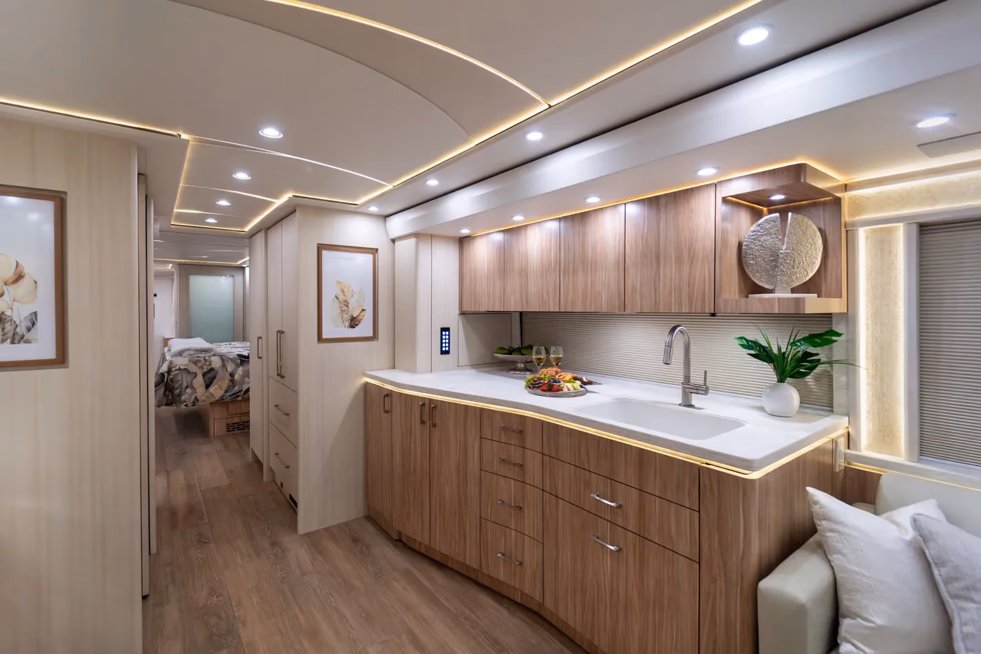 Interior of Marathon Coach #1402 | Luxury Motorcoach for Sale