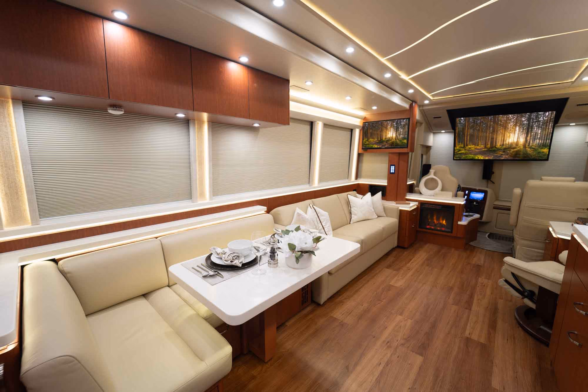 Interior of Marathon Coach #1400 | Luxury Motorcoach for Sale