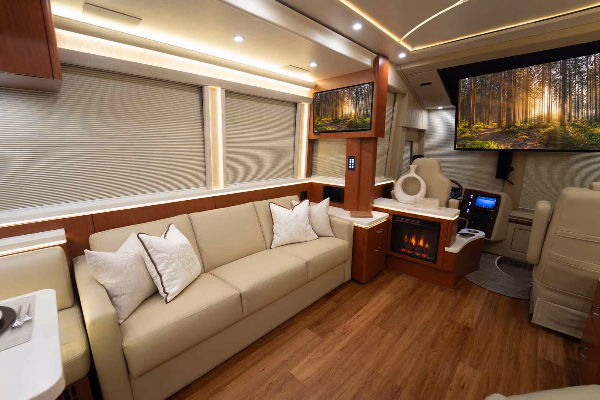 Interior of Marathon Coach #1400 | Luxury Motorcoach for Sale