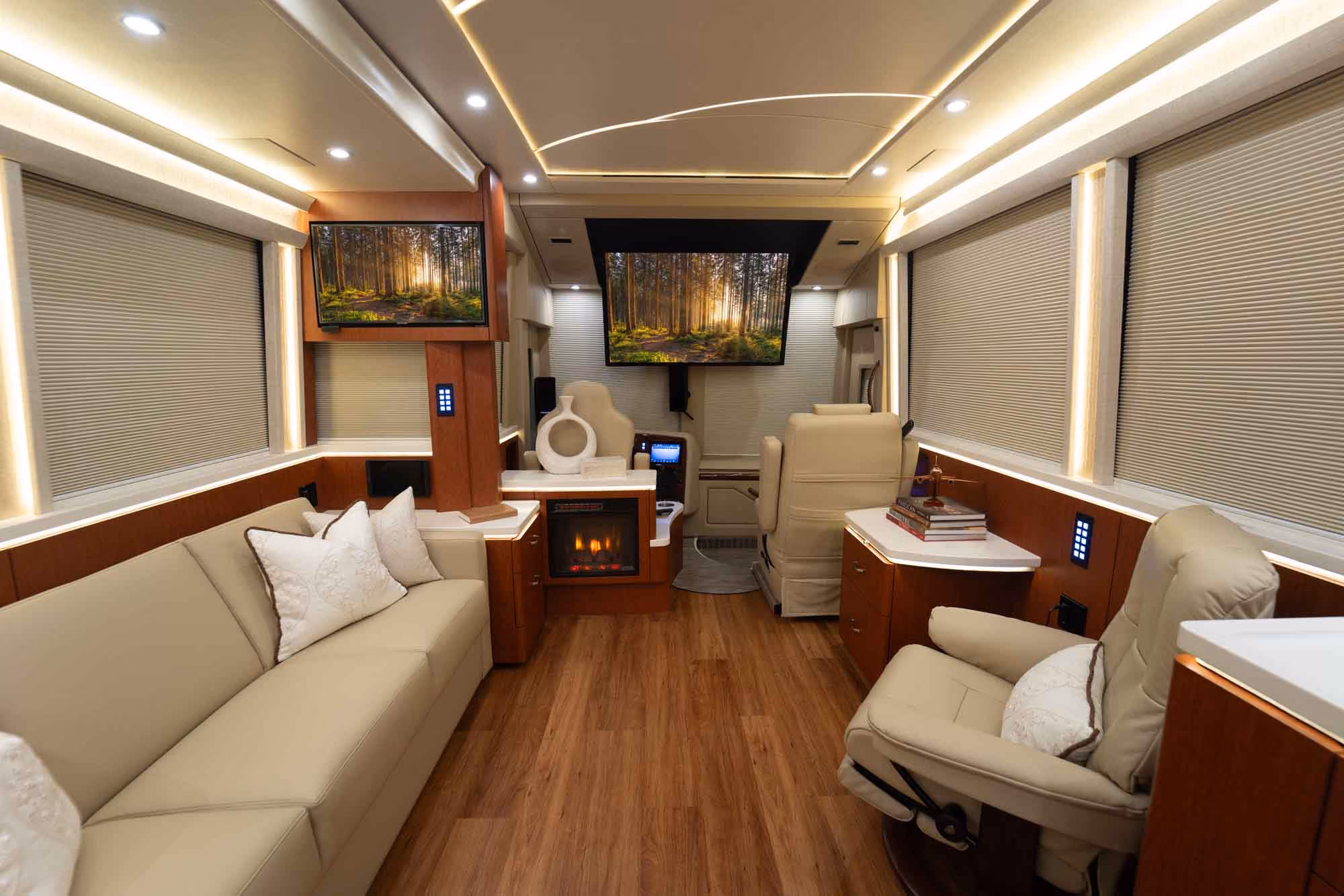 Interior of Marathon Coach #1400 | Luxury Motorcoach for Sale