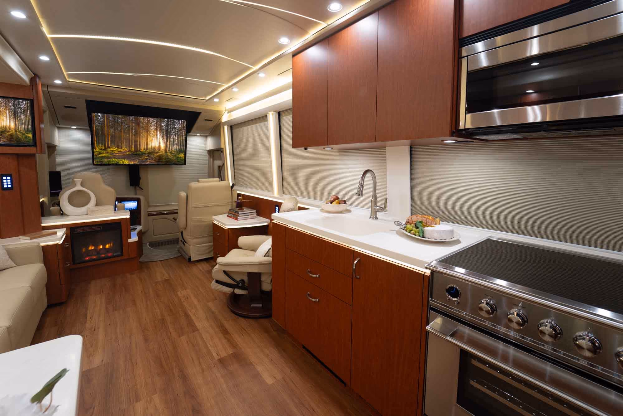Interior of Marathon Coach #1400 | Luxury Motorcoach for Sale