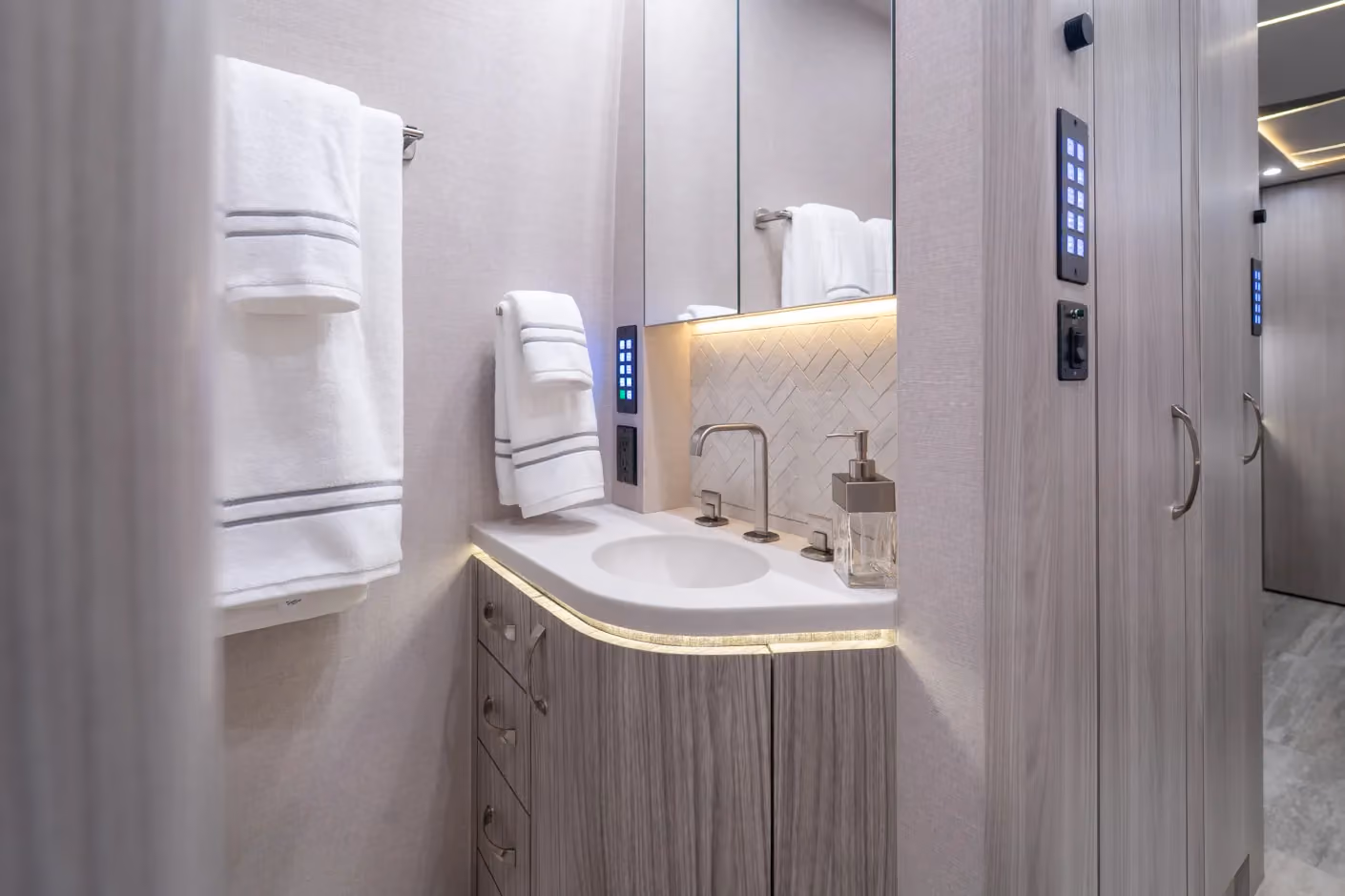 Interior of Marathon Coach #1405 | Luxury Motorcoach for Sale