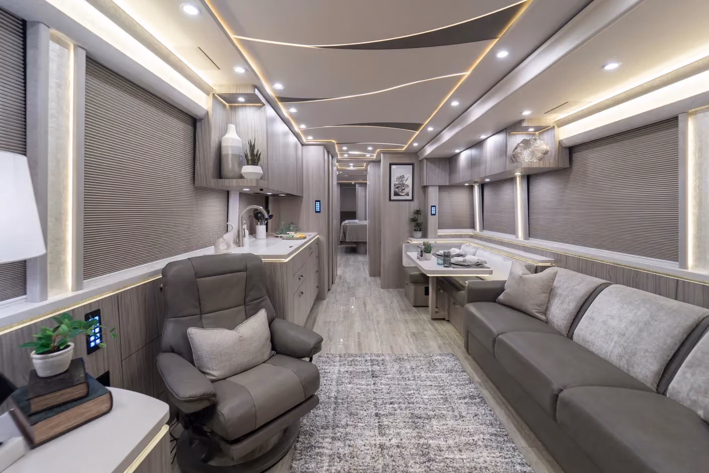 Interior of Marathon Coach #1405 | Luxury Motorcoach for Sale