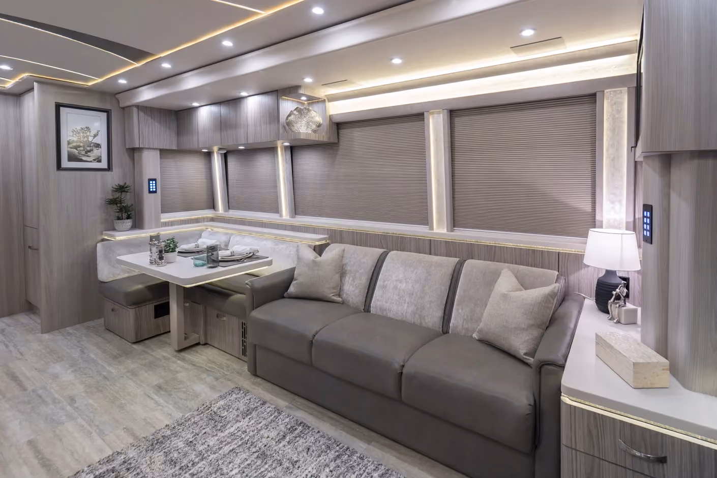 Interior of Marathon Coach #1405 | Luxury Motorcoach for Sale