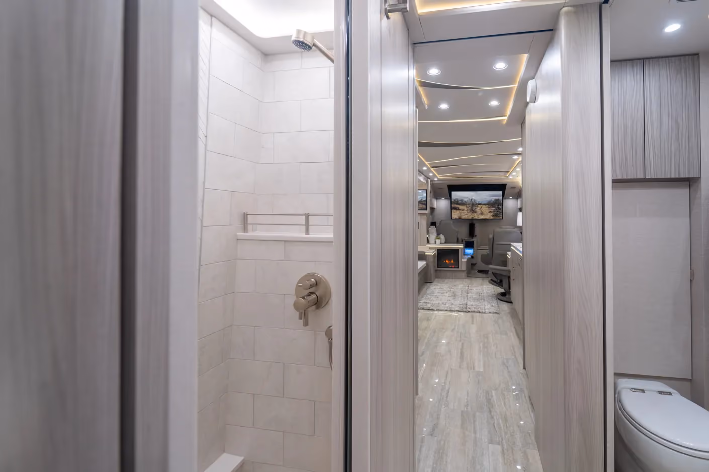 Interior of Marathon Coach #1405 | Luxury Motorcoach for Sale