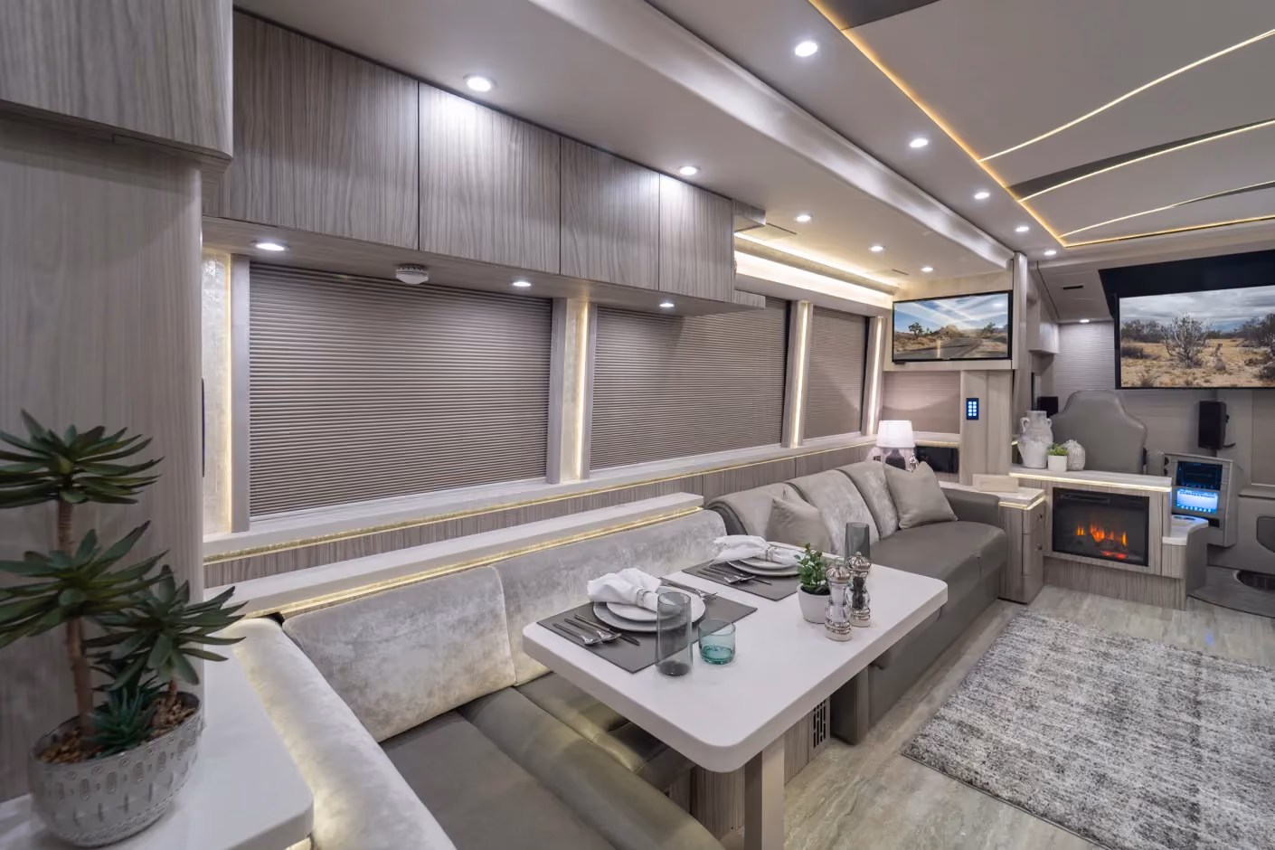 Interior of Marathon Coach #1405 | Luxury Motorcoach for Sale
