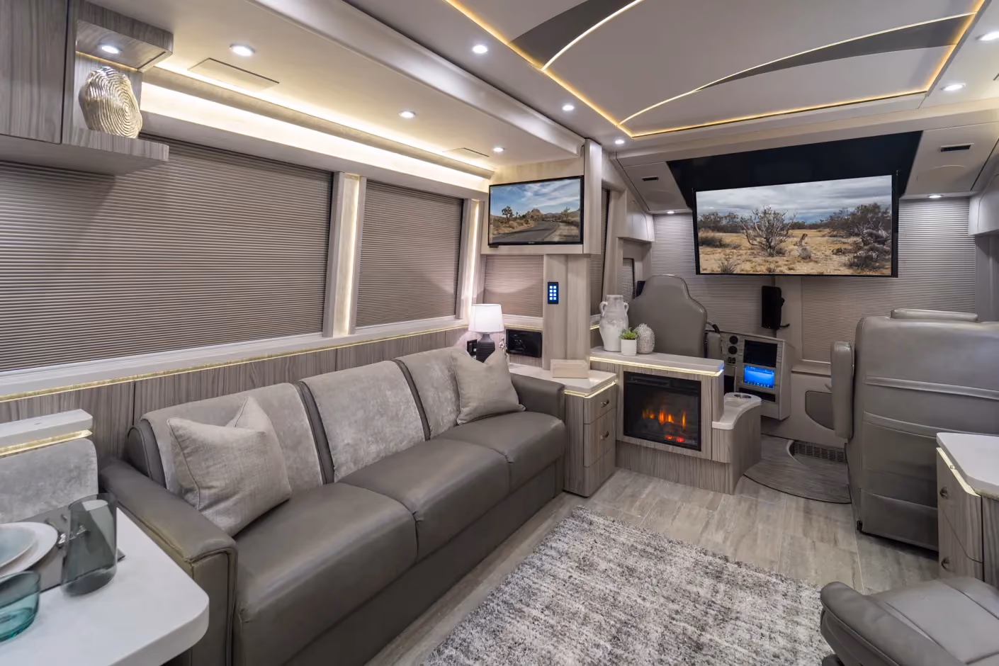 Interior of Marathon Coach #1405 | Luxury Motorcoach for Sale