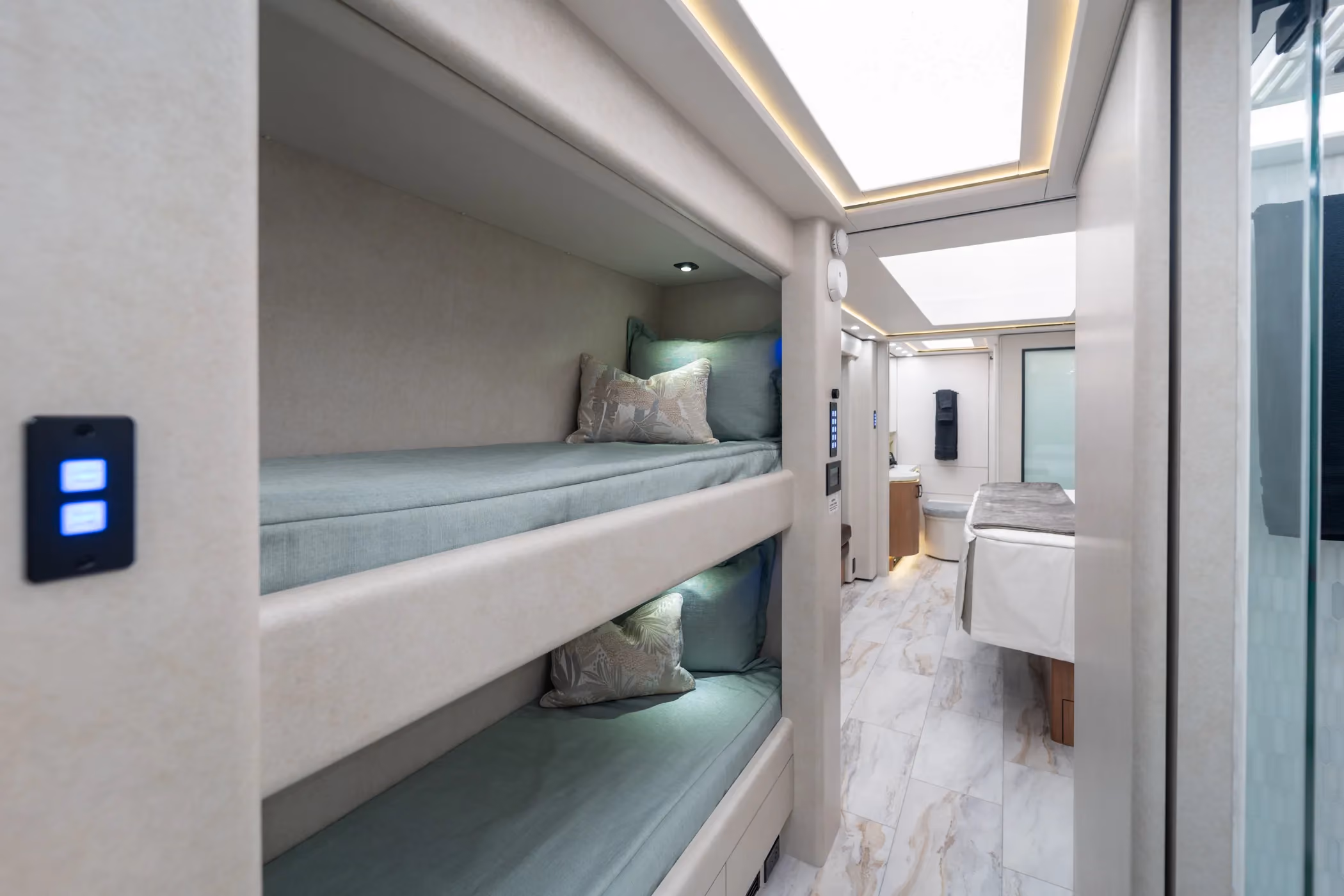 Interior of Marathon Coach #1407 | Luxury Motorcoach for Sale