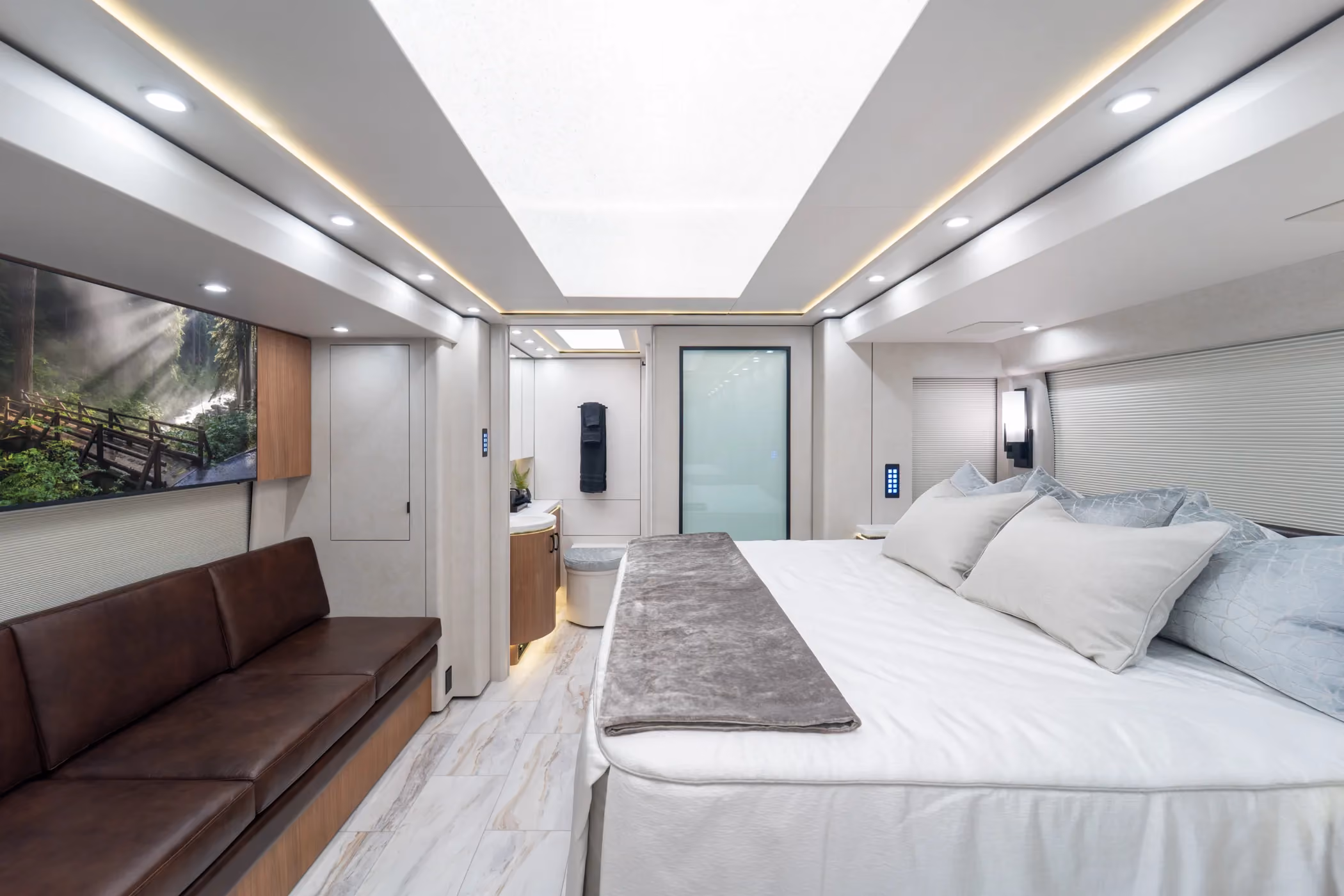 Interior of Marathon Coach #1407 | Luxury Motorcoach for Sale