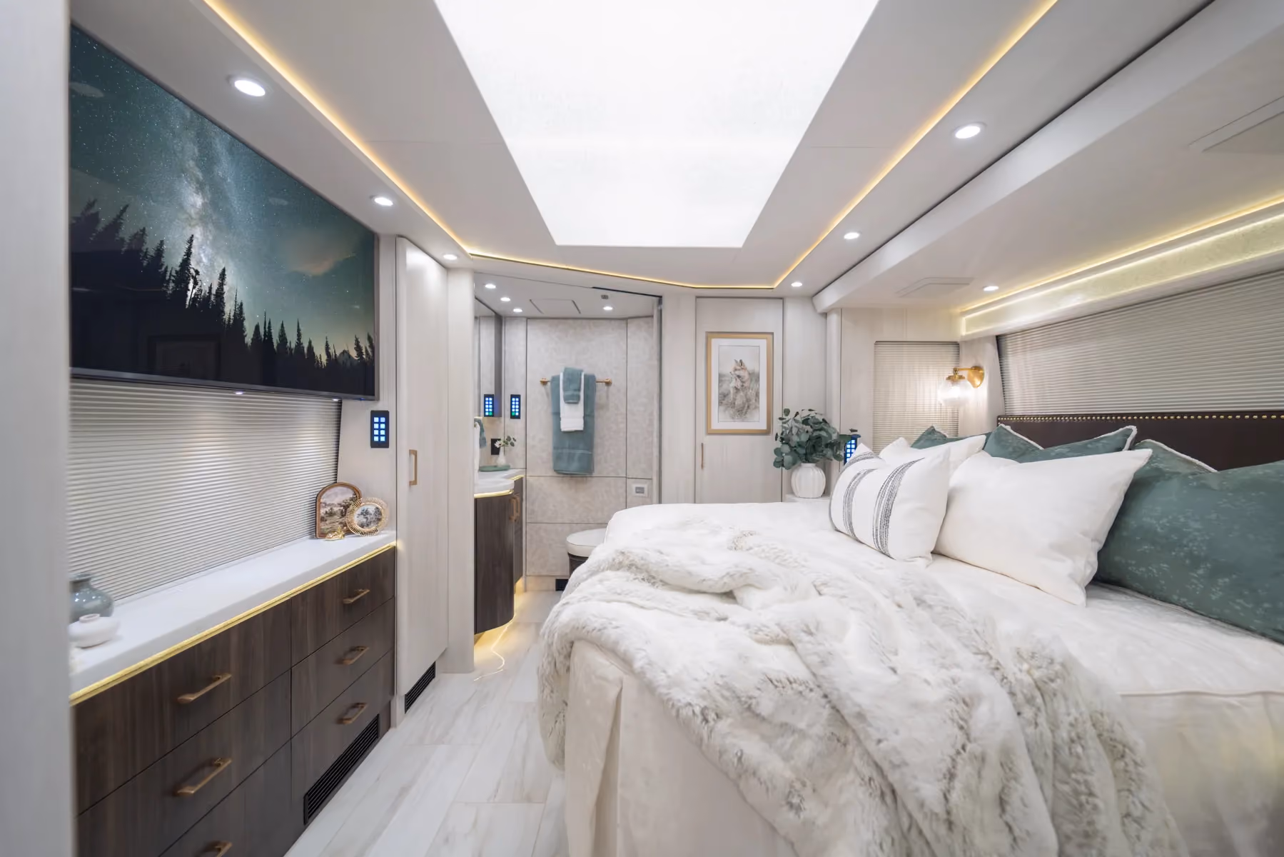 Interior of Marathon Coach #1408 | Luxury Motorcoach for Sale