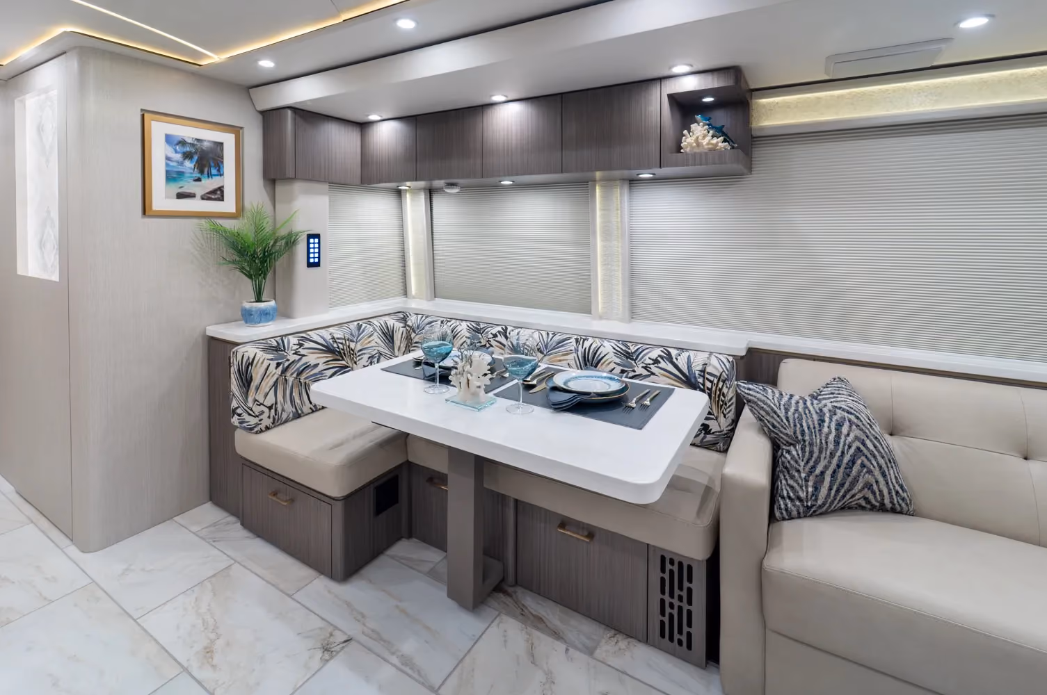 Interior of Marathon Coach #1410 | Luxury Motorcoach for Sale