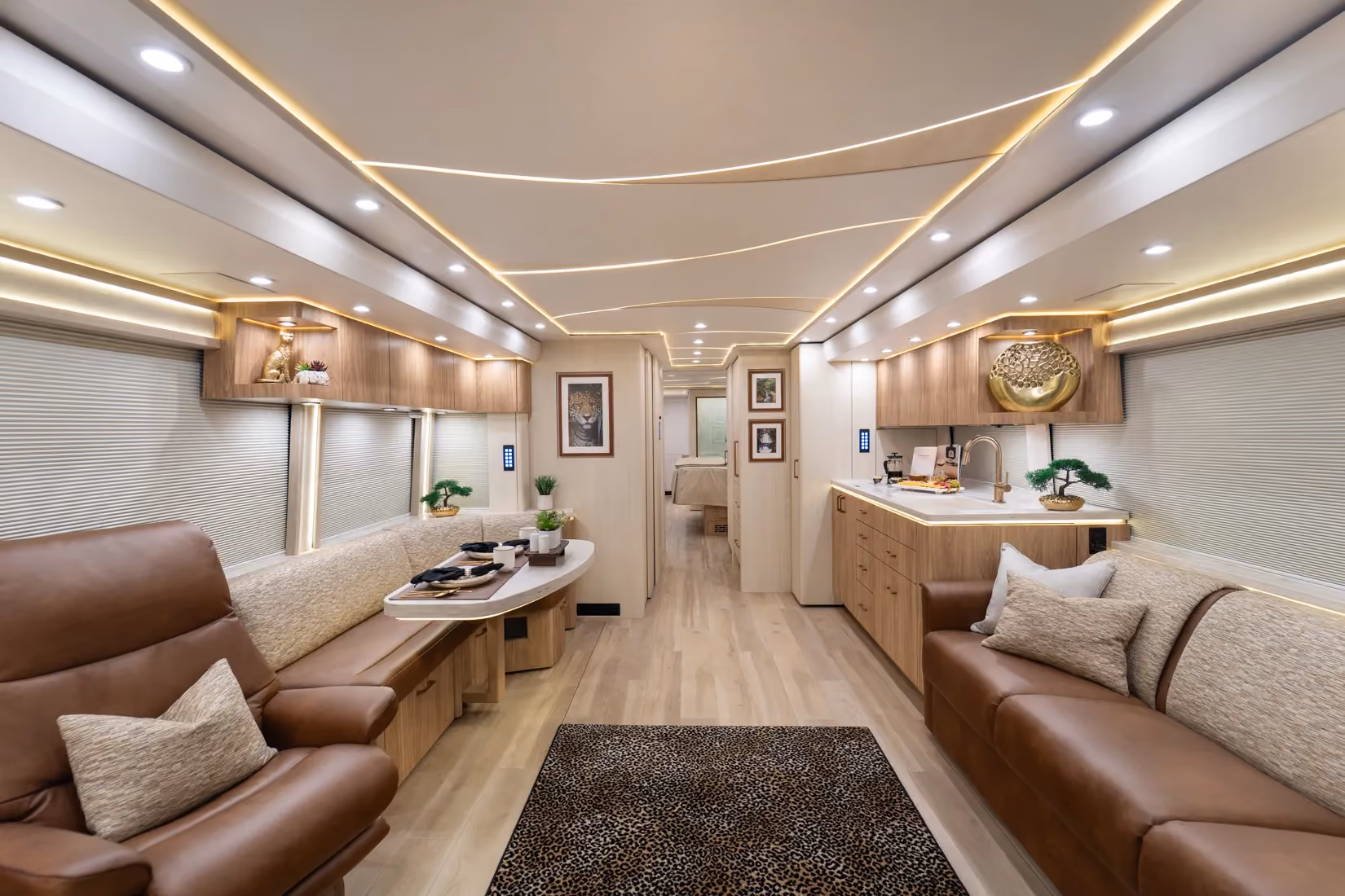 Interior of Marathon Coach #1409 | Luxury Motorcoach for Sale