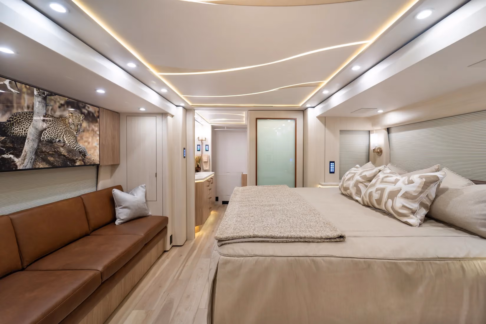 Interior of Marathon Coach #1409 | Luxury Motorcoach for Sale