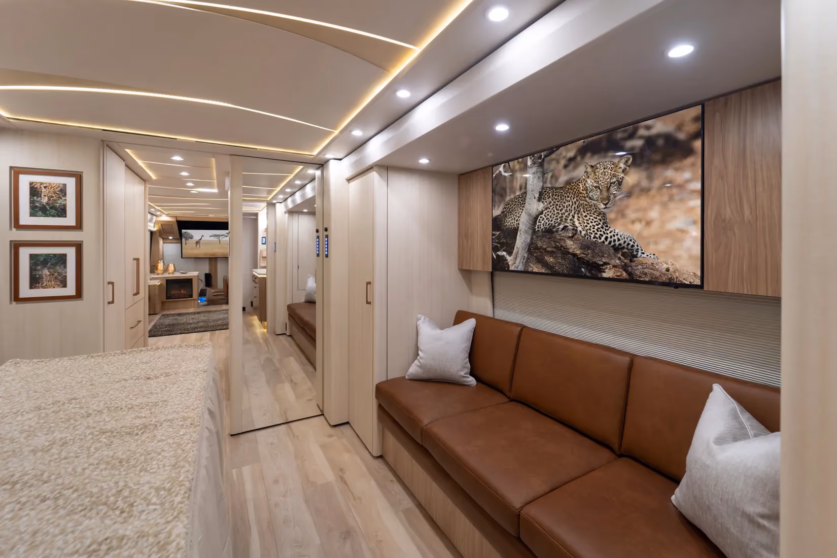 Interior of Marathon Coach #1409 | Luxury Motorcoach for Sale