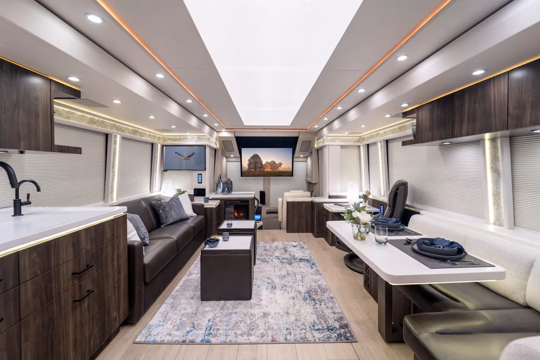 Interior of Marathon Coach #1413 | Luxury Motorcoach for Sale