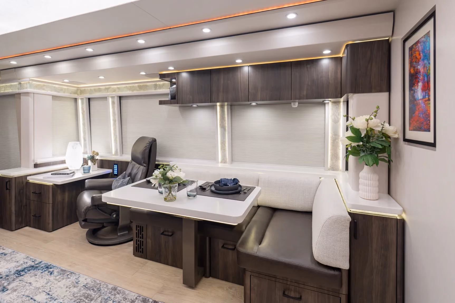 Interior of Marathon Coach #1413 | Luxury Motorcoach for Sale