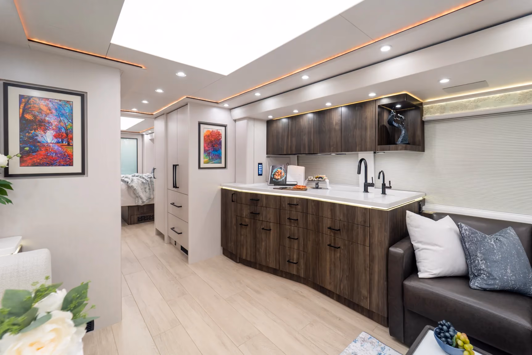 Interior of Marathon Coach #1413 | Luxury Motorcoach for Sale