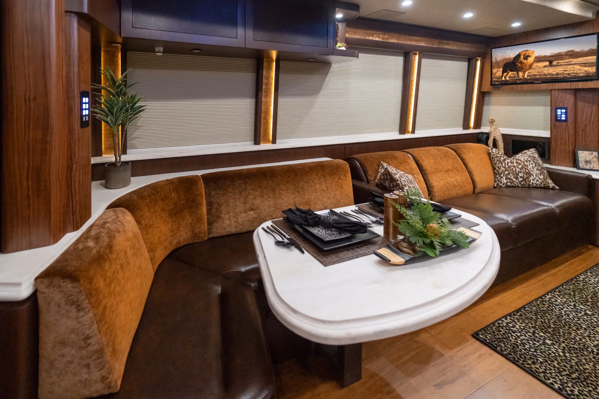 Interior of Marathon Coach #1371 | Luxury Motorcoach for Sale
