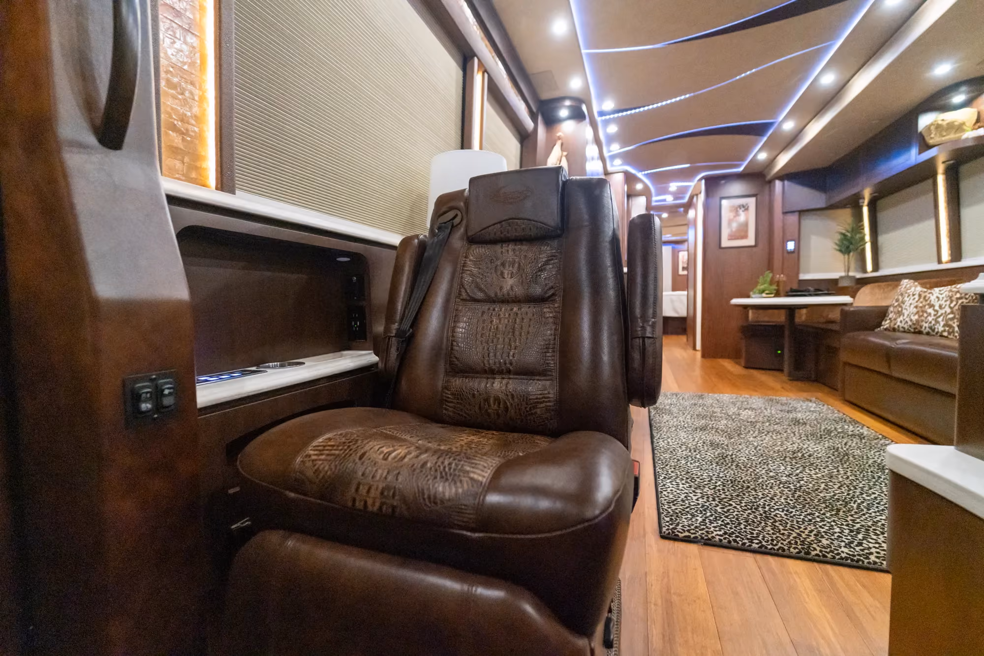Interior of Marathon Coach #1371 | Luxury Motorcoach for Sale