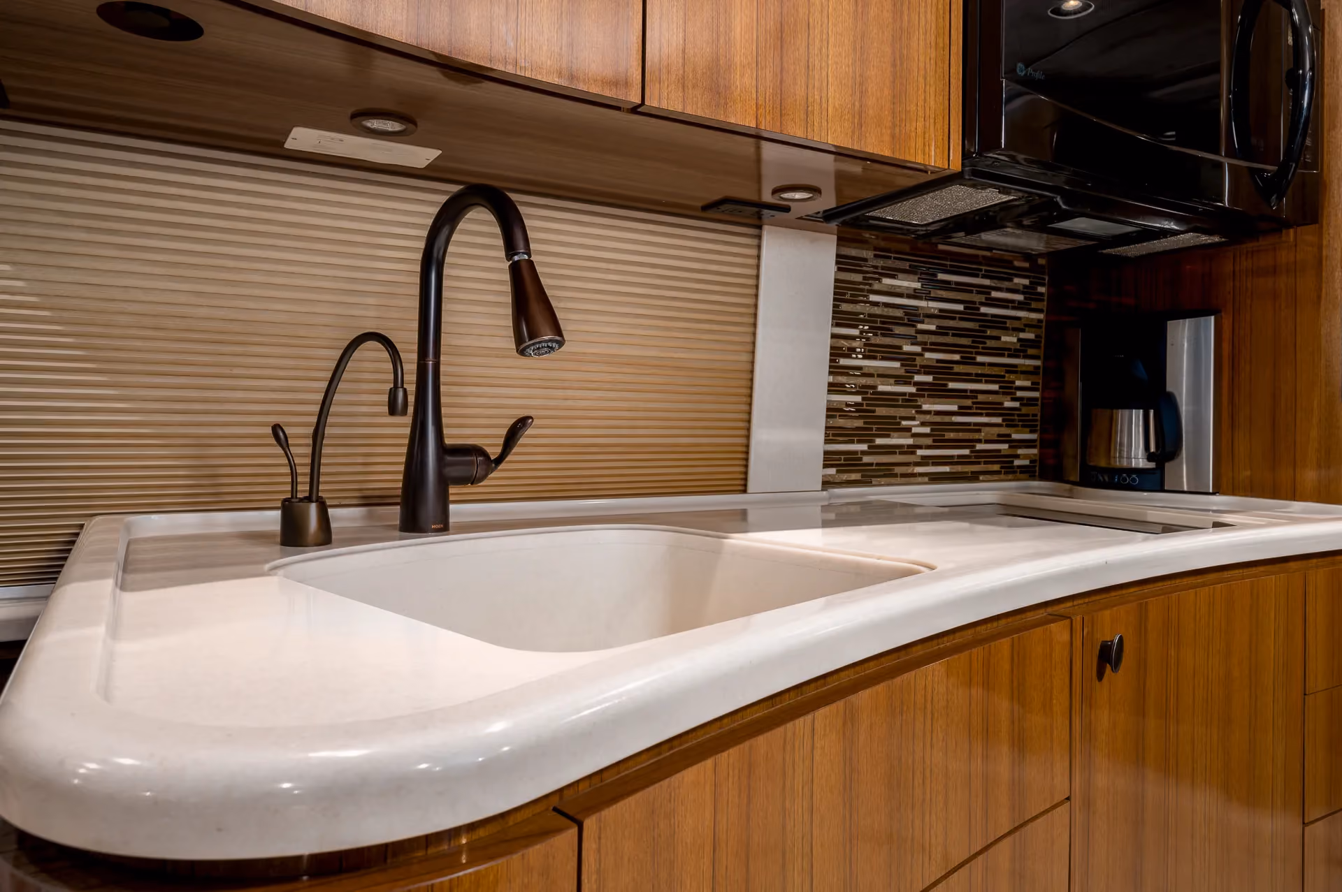 Interior detail of Marathon Coach 1208