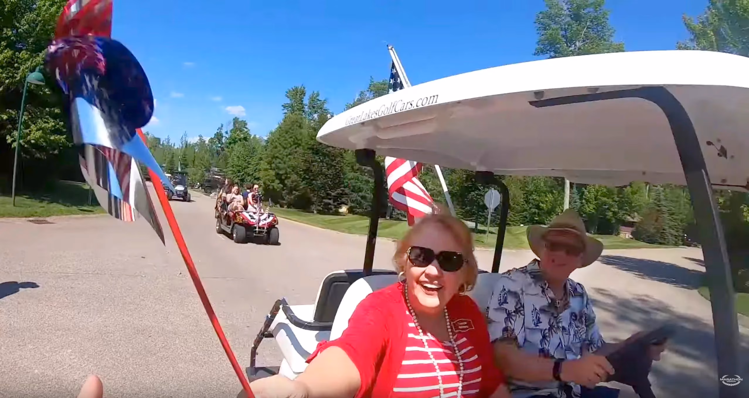 Randy and Dawn celebrate Independence Day at Hearthside Grove