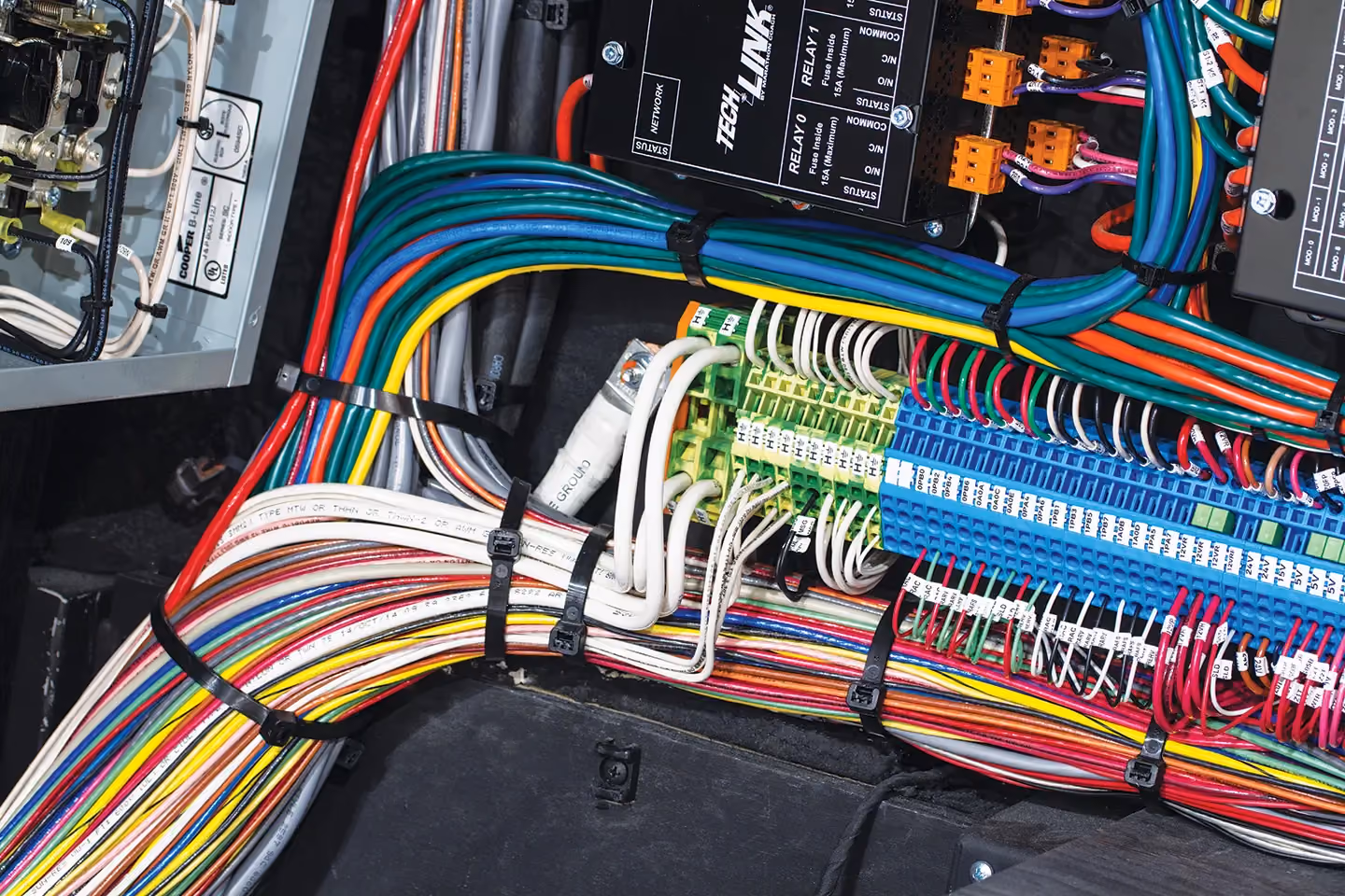 Electrical system in a Marathon Coach